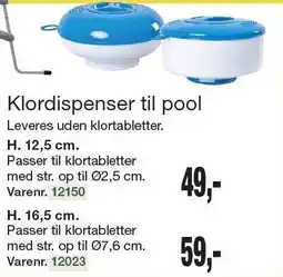 Harald Nyborg Klordispenser til pool tilbud