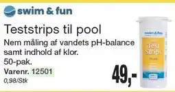 Harald Nyborg Swim & Fun Teststrips til spa tilbud