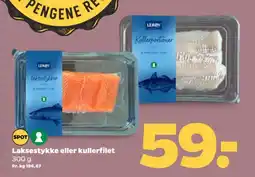 Netto Laksestykke eller kullerfilet tilbud