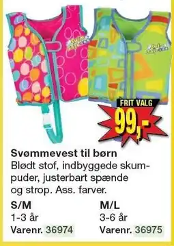 Harald Nyborg Svømmevest til børn tilbud