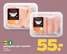 Netto Kyllingefilet eller -inderfilet tilbud