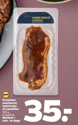 Netto Premieur marineret entrecote af oksefilet tilbud