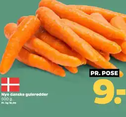 Netto Nye danske gulerødder tilbud