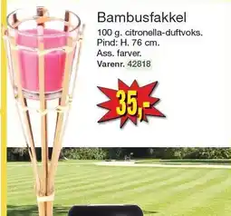 Harald Nyborg Bambusfakkel tilbud