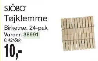 Harald Nyborg SJÖBO Tøjklemme tilbud