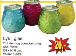 Harald Nyborg Lys i glas tilbud