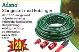 Harald Nyborg Adano Slangesæt med koblinger tilbud