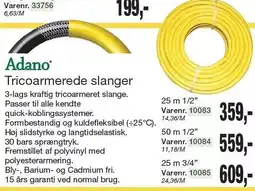 Harald Nyborg Adano Tricoarmerede slanger tilbud