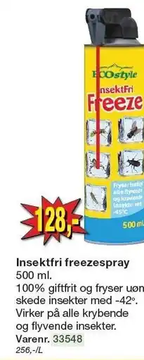 Harald Nyborg ECOstyle Insektfri freezespray tilbud
