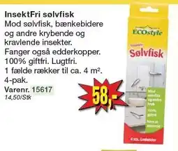 Harald Nyborg ECOstyle InsektFri sølvfisk tilbud