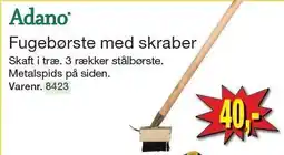 Harald Nyborg Adano Fugebørste med skraber tilbud