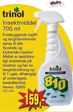 Harald Nyborg Trinol Insektmiddel 700 ml tilbud