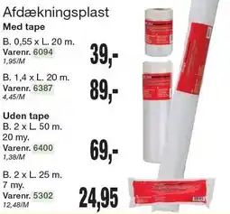 Harald Nyborg Afdækningsplast tilbud