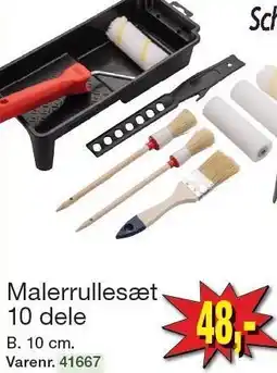 Harald Nyborg Malerrullesæt 10 dele tilbud