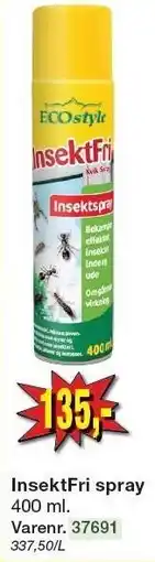 Harald Nyborg ECOstyle InsektFri spray tilbud