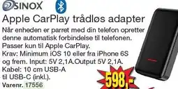 Harald Nyborg Apple CarPlay trådløs adapter tilbud