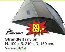 Harald Nyborg Strandtelt i nylon tilbud