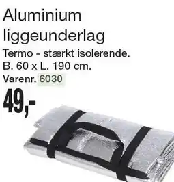 Harald Nyborg Aluminium liggeunderlag tilbud