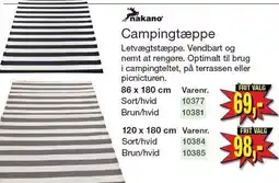 Harald Nyborg Nakano Campingtæppe tilbud