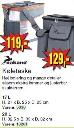 Harald Nyborg Nakano Køletaske tilbud