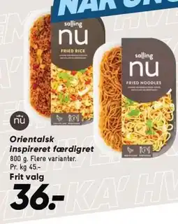 Bilka Salling nu Orientalsk inspireret færdigret tilbud