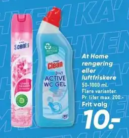 Bilka At Home rengøring eller luftfriskere tilbud