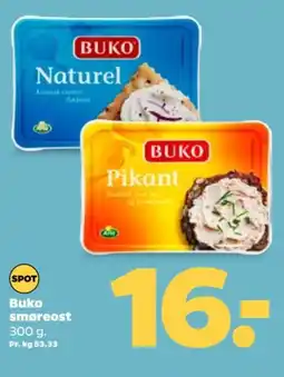 Netto Buko smøreost tilbud