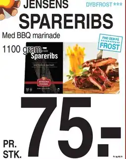 ABC Lavpris JENSENS SPARERIBS tilbud