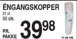 ABC Lavpris ENGANGAKOPPER tilbud