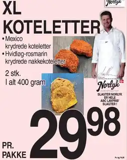 ABC Lavpris XL KOTELETTER tilbud