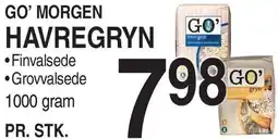 ABC Lavpris GO' MORGEN HAVREGRYN tilbud