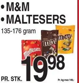 ABC Lavpris M&M ELLER MALTESERS tilbud