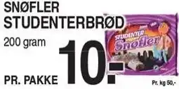 ABC Lavpris SNØFLER STUDENTERBRØD tilbud