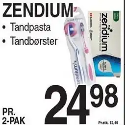 ABC Lavpris ZENDIUM TANDPASTA ELLER TANDBØRSTER tilbud