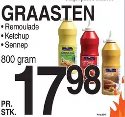 ABC Lavpris GRAASTEN Remoulade, Ketchup eller Sennep tilbud