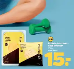 Netto Protein Lab revet- eller skiveost tilbud