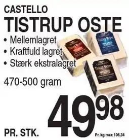 ABC Lavpris CASTELLO TISTRUP OSTE tilbud