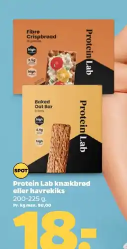 Netto Protein Lab knækbrød eller havrekiks tilbud