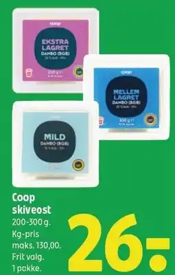 Coop 365 Coop skiveost tilbud