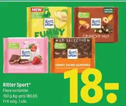 Coop 365 Ritter Sport tilbud