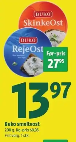 Coop 365 Buko smelteost tilbud
