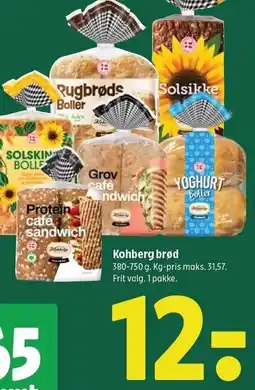 Coop 365 Kohberg brød tilbud