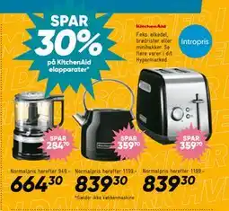 Bilka SPAR 30% på KitchenAid elapparater tilbud