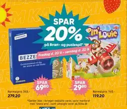 Bilka SPAR 20% på Bræt- og puslespil tilbud