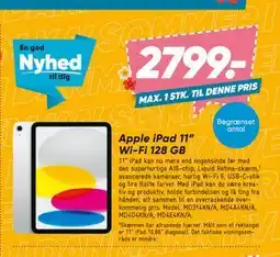 Bilka Apple iPad 11” Wi-Fi 128 GB tilbud