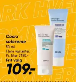 Bilka Cosrx solcreme tilbud