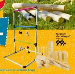 Bilka Kongespil eller stigegolf tilbud
