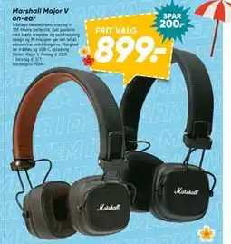 Bilka Marshall Major V on-ear tilbud