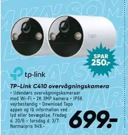 Bilka TP-Link C410 overvågningskamera tilbud