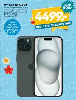 Bilka iPhone 15 128GB tilbud